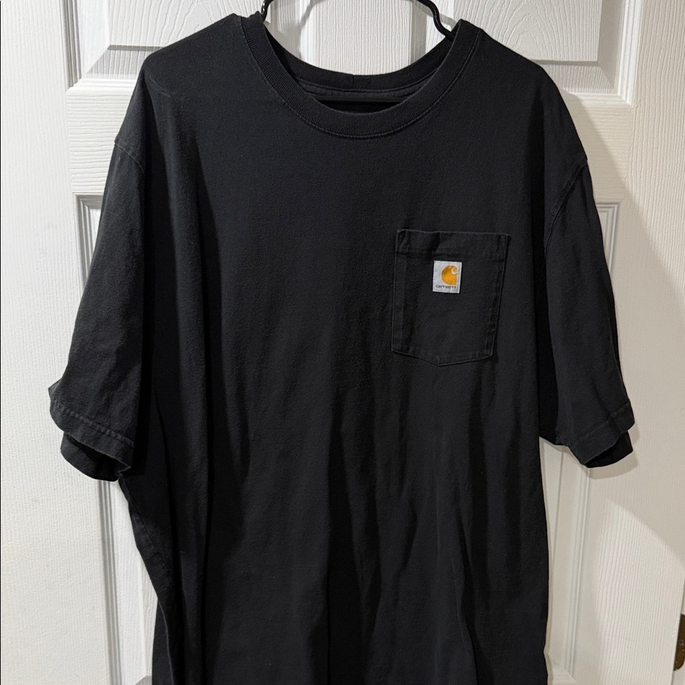 Carhartt Men's Classic Black Tee with Pocket